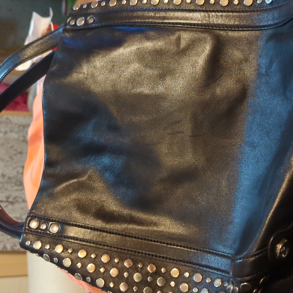 Stuart Weitzman Armada Black Nappa purse